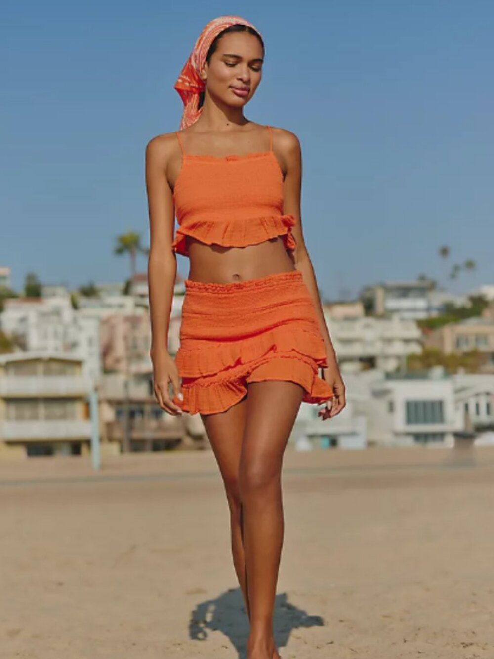 Anthropologie Celandine Gauze Skort Two-Piece Set Size L NWT